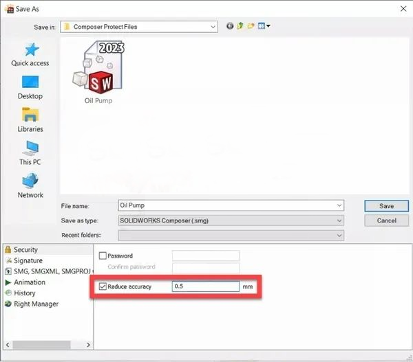 SOLIDWORKS Composer模型的精度 SOLIDWORKS Composer模型的精度